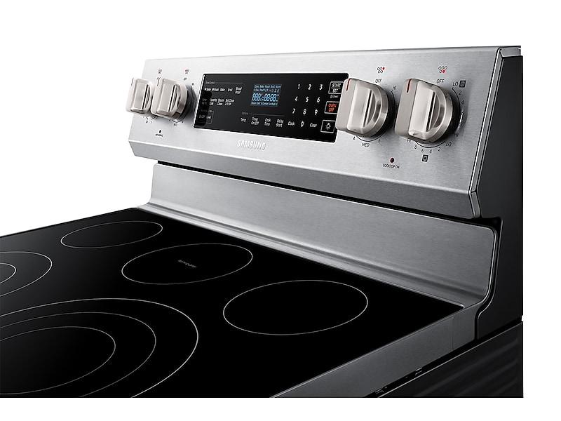 5.9 cu. ft. Freestanding Electric Range with True Convection in Stainless Steel