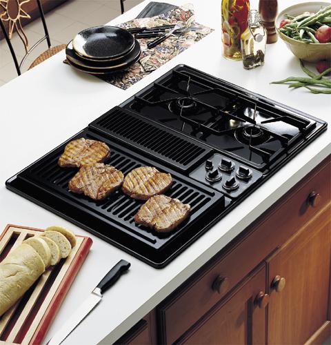 GE Profile 30" Built-In Downdraft Modular Gas Cooktop