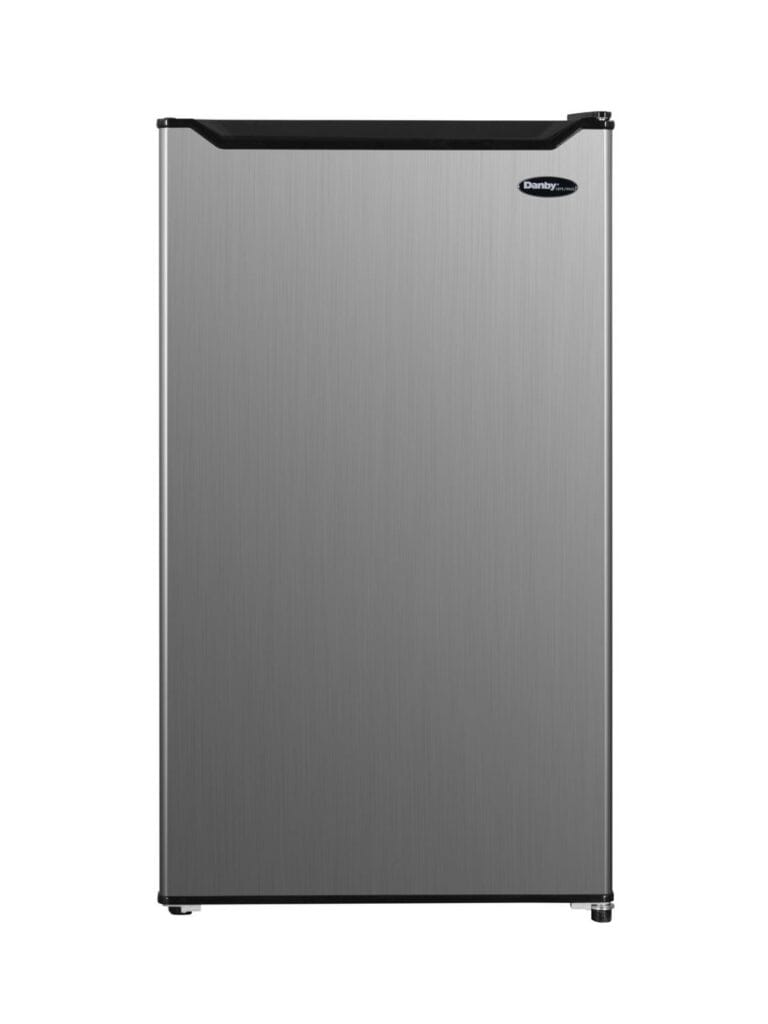 Danby Diplomat 3.2 cu. ft. Compact Refrigerator in Stainless Steel Look