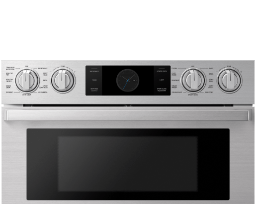 30" Combi Wall Oven, Silver Stainless Steel