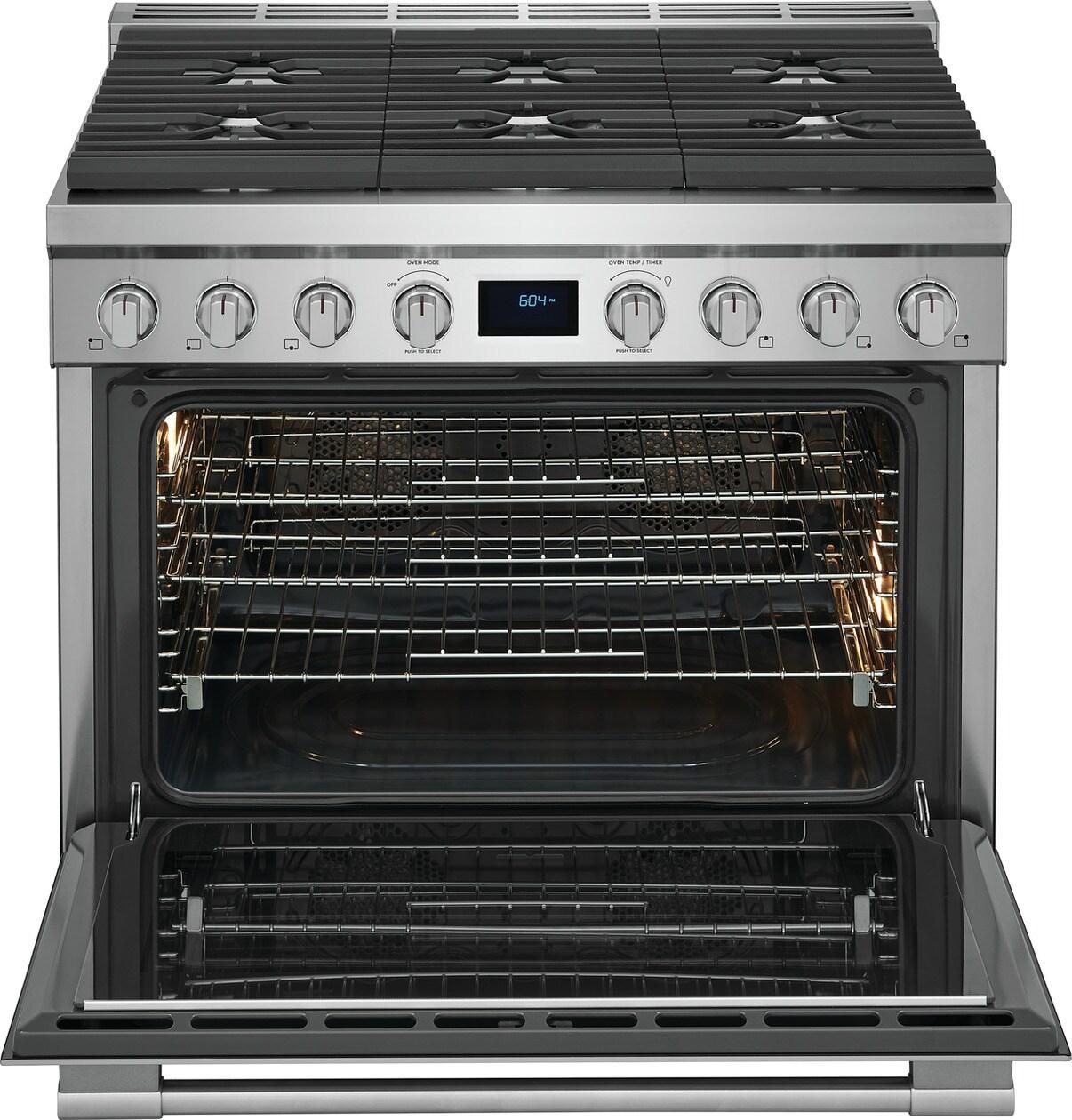 Frigidaire Professional 36" Dual-Fuel Freestanding Range