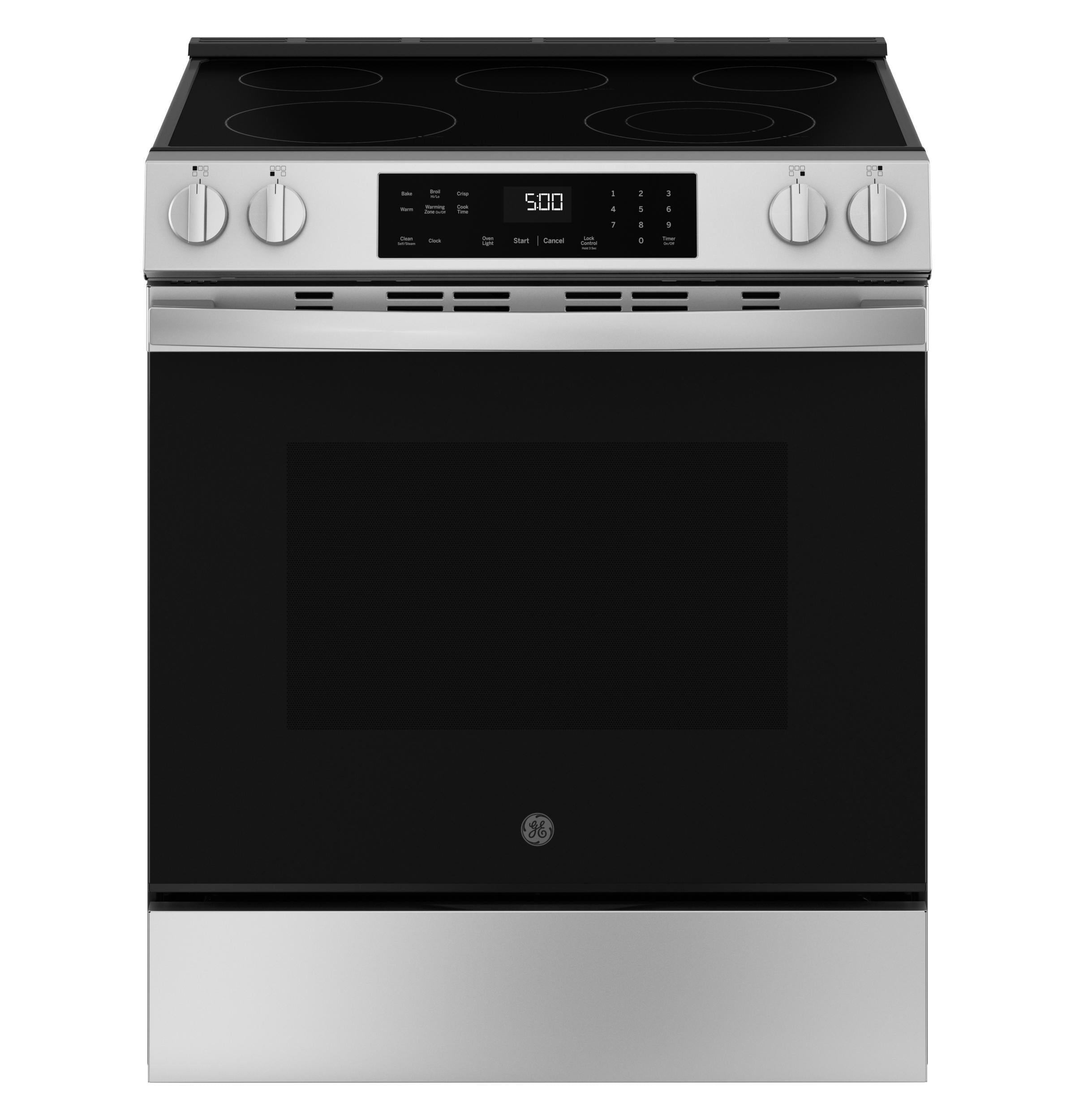 GE® ENERGY STAR® 30" Slide-In Electric Range with Crisp Mode