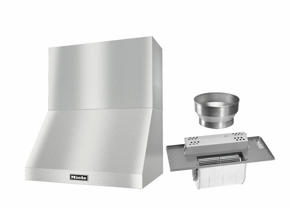DAR 1220 Set 8 Wall-Mounted Range Hood with Extraction Mode with integrated XL motor including 18" chimney cover