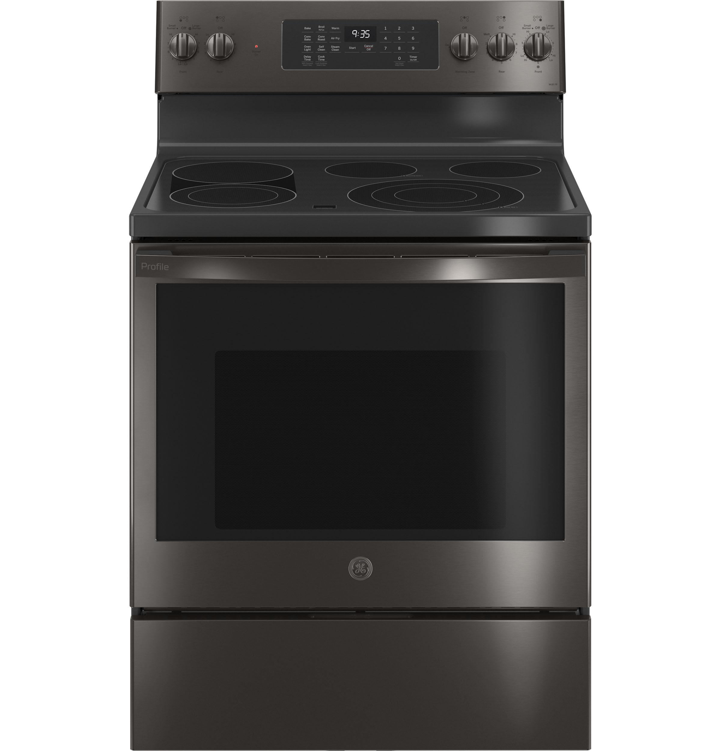 GE Profile™ 30" Smart Free-Standing Electric Convection Range with No Preheat Air Fry