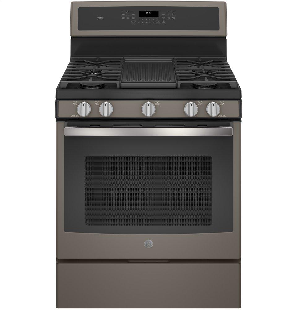 GE Profile™ 30" Free-Standing Gas Convection Range