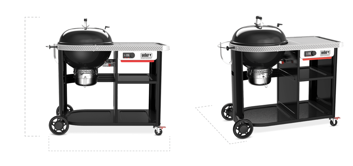 22 Performer™ Premium Smart Charcoal Grill - Black