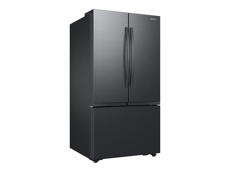32 cu. ft. Mega Capacity 3-Door French Door Refrigerator with Dual Auto Ice Maker in Matte Black Steel