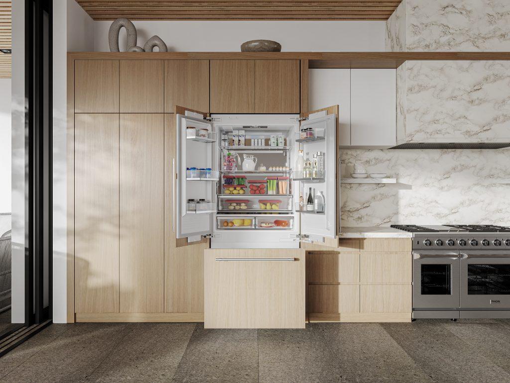 Thor Kitchen 36-inch French Door Built-in Panel-ready Refrigerator - Xrf3619bfp-ss