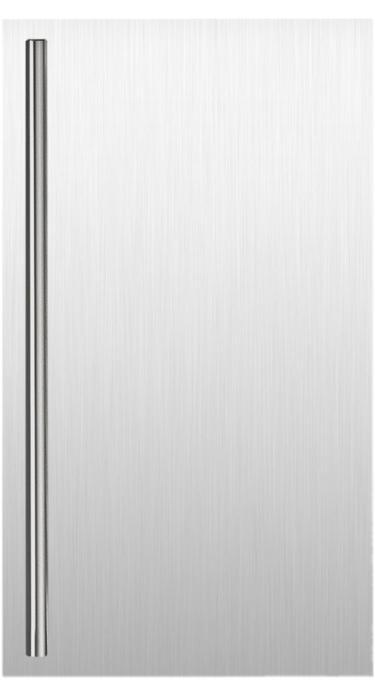 Stainless Door Wrap With Bar 18in Solid