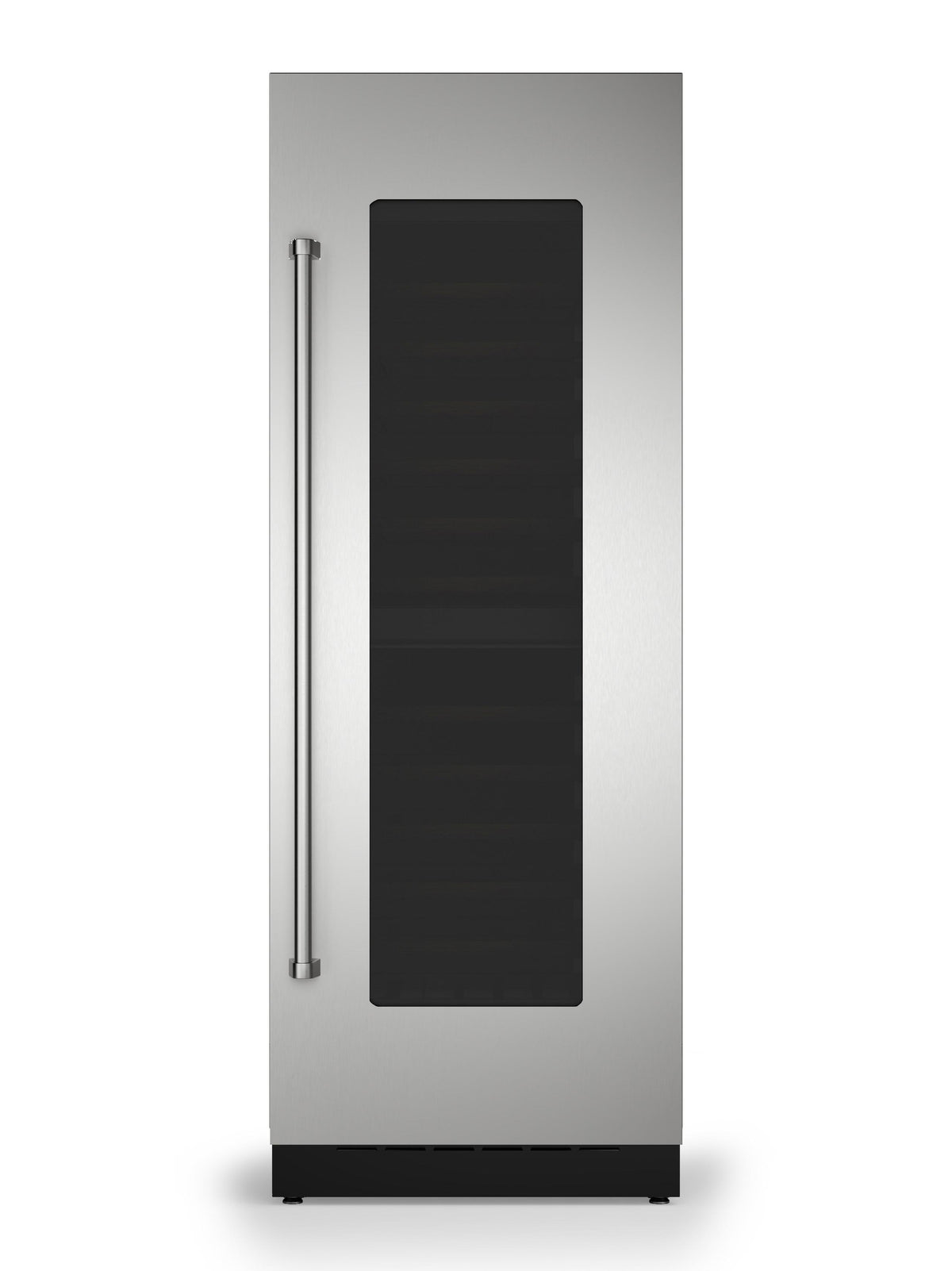 30"W. Integrated Wine Cellar Door Panel - Stainless Steel Right Hinge