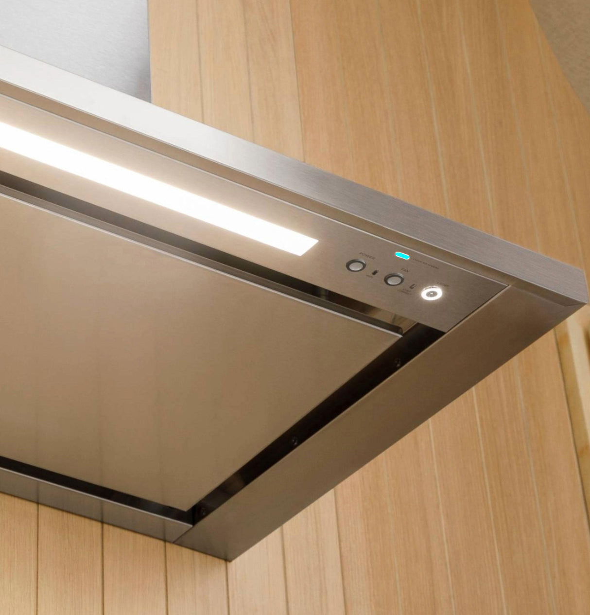 Monogram 36" Island Pyramid Chimney Vent Hood with Air Quality Sensors