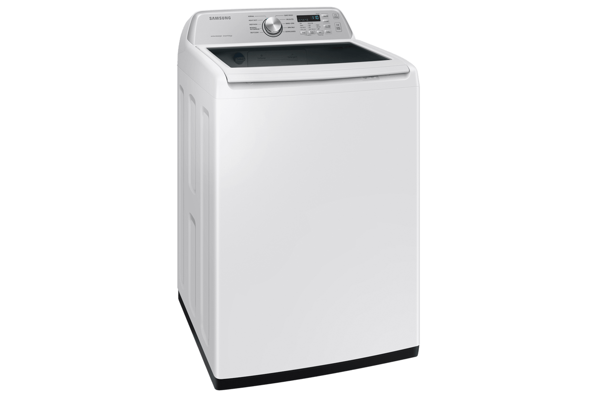 4.6 cu. ft. Large Capacity Smart Top Load Washer with ActiveWave™ Agitator and Active WaterJet in White
