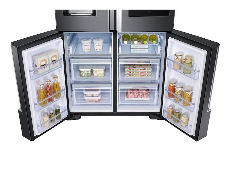 22 cu. ft. Family Hub™ Counter Depth 4-Door Flex™ Refrigerator in Black Stainless Steel