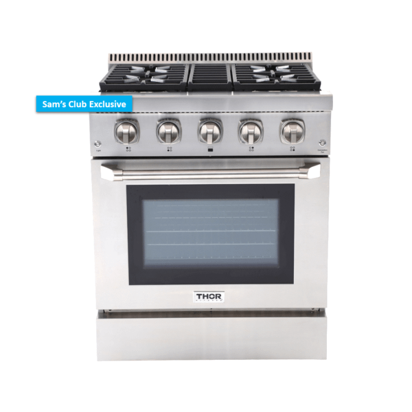 30 Inch Professional Dual Fuel Range In Stainless Steel