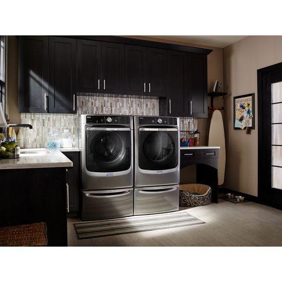 Maytag® Large Capacity Gas Dryer with Refresh Cycle with Steam and PowerDry System ? 7.4 cu. ft. - Metallic Slate