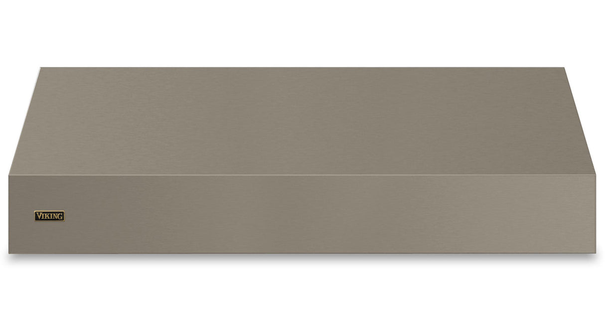 60"W. 18"H. Wall Hood (Finish: Nantucket, Trim: Brushed Brass)