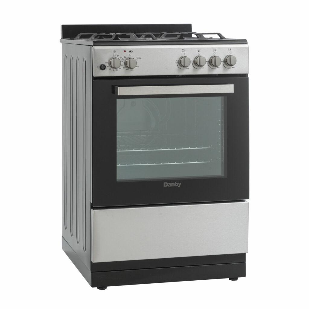Danby 24" Wide Gas Range in Stainless Steel