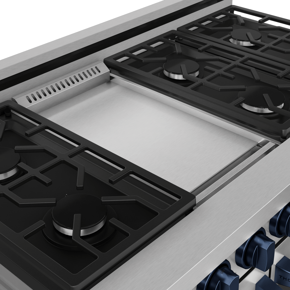 48 Inch Professional Lp Range With Pro-style Knobs In Stainless Steel/blue Gordon Ramsay Series