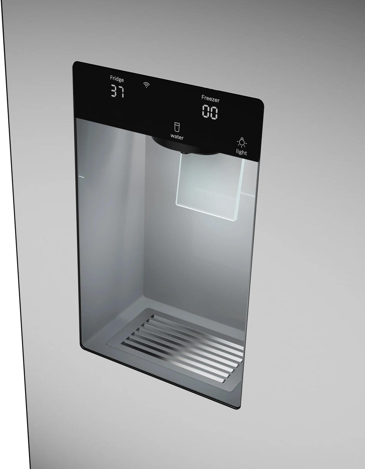 100 Series French Door Bottom Mount Refrigerator 36" Stainless steel (with anti-fingerprint), Total No Frost