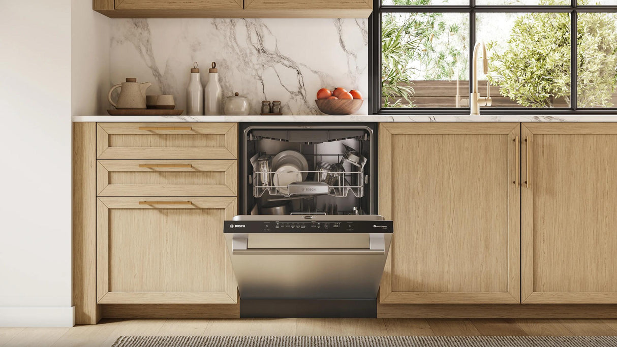 500 Series, built-under dishwasher, 24'', Brushed steel anti-fingerprint