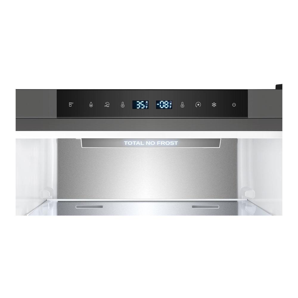 Verona VEFBF2411RISL 24 inch Bottom Freezer Refrigerator with 11.4 cu. ft. Total Capacity, Automatic Ice Maker, Sabbath Mode, Energy Star in Stainless Steel Look