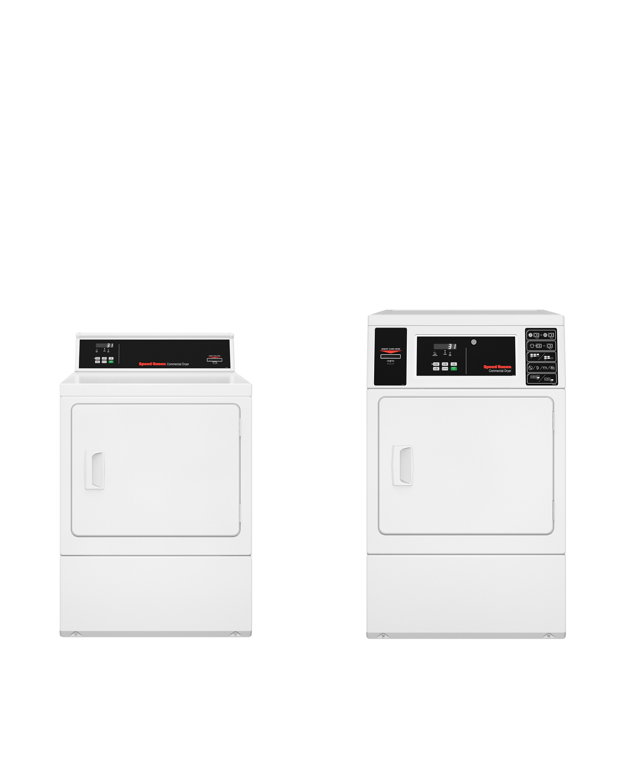 Commercial Electric Dryer Prepped for Card