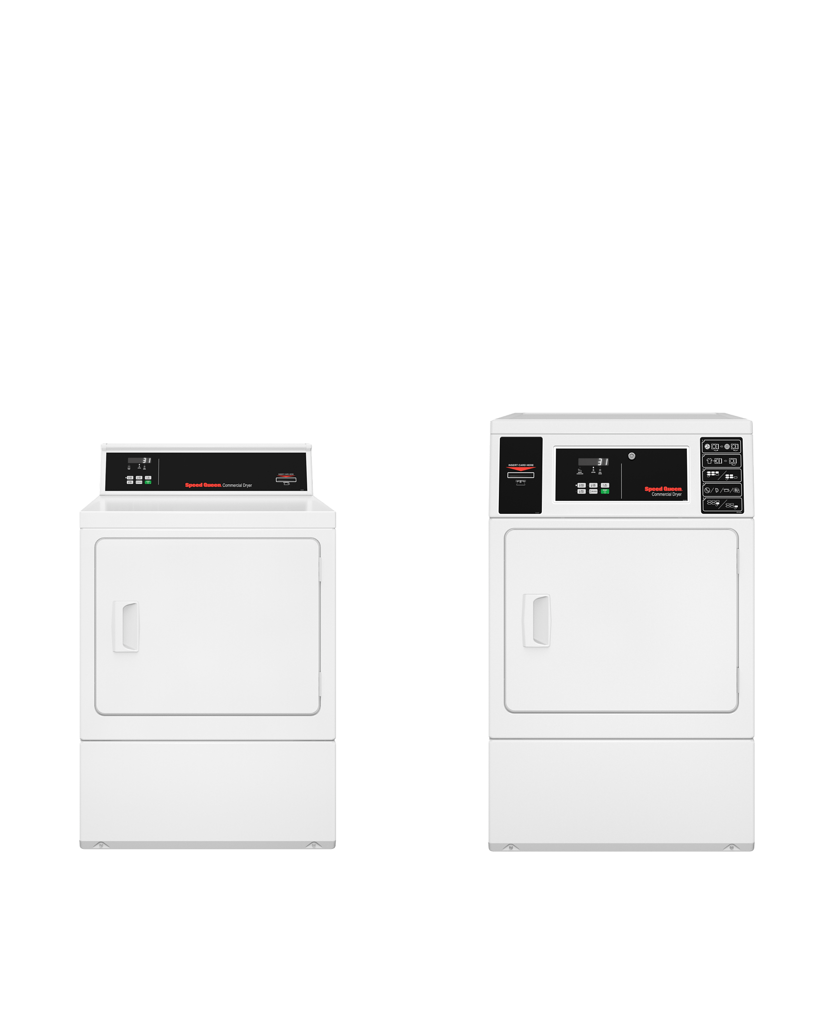 Commercial Electric Dryer Prepped for Card