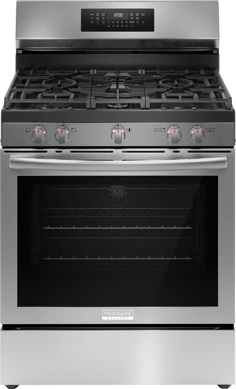 30" Rear Control Gas Range with Air Fry