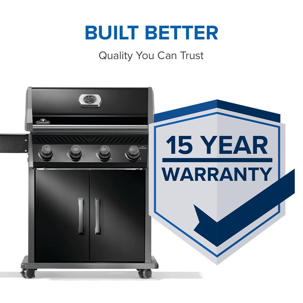 Rogue 525 Gas Grill , Propane, Black