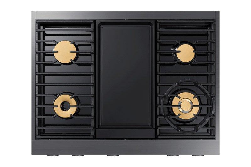 36" Rangetop, Silver Stainless Steel, Natural Gas