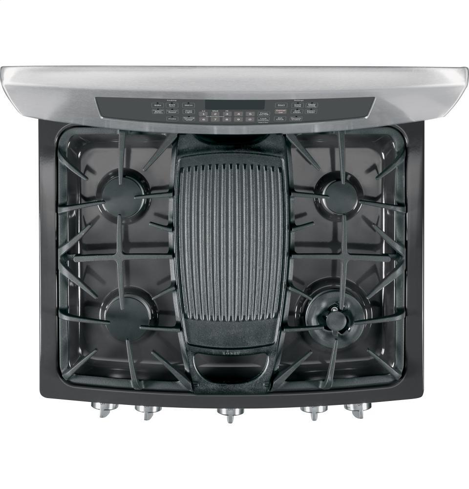 GE Profile Series 30" Free-Standing Self Clean Gas Range with Warming Drawer