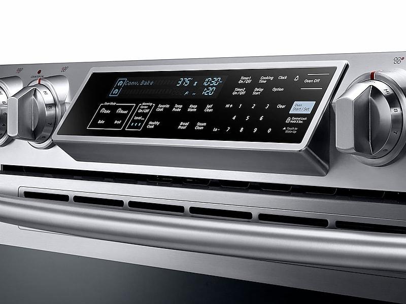 5.8 cu. ft. Slide-in Electric Range with Dual Convection in Stainless Steel