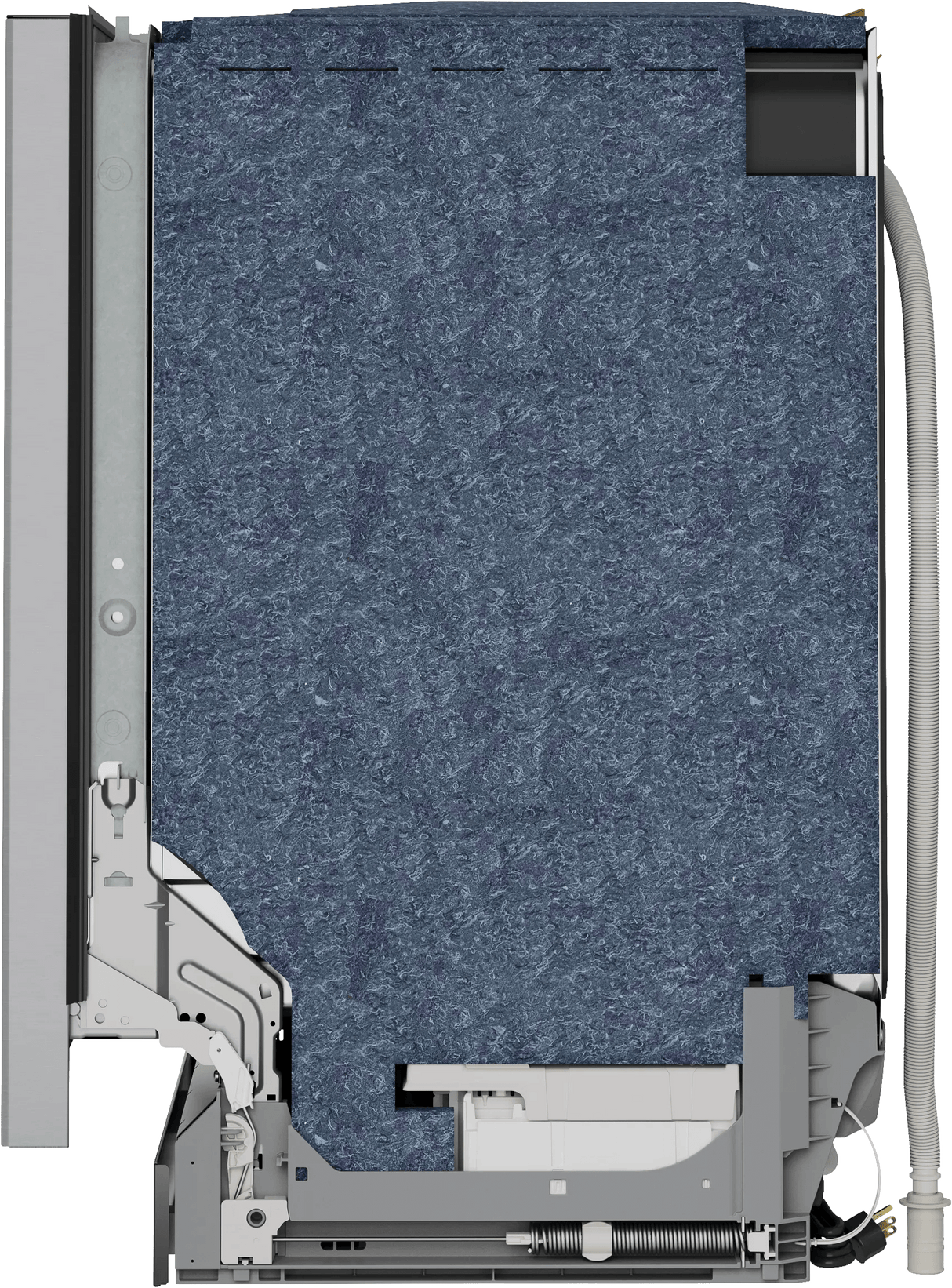 500 Series, built-under dishwasher, 24'', Brushed steel anti-fingerprint