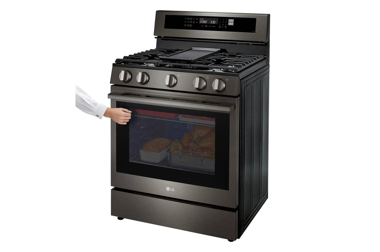 6.3 cu. ft. Smart Wi-Fi Enabled Probake Convection® Gas Range with Air Fry & EasyClean®