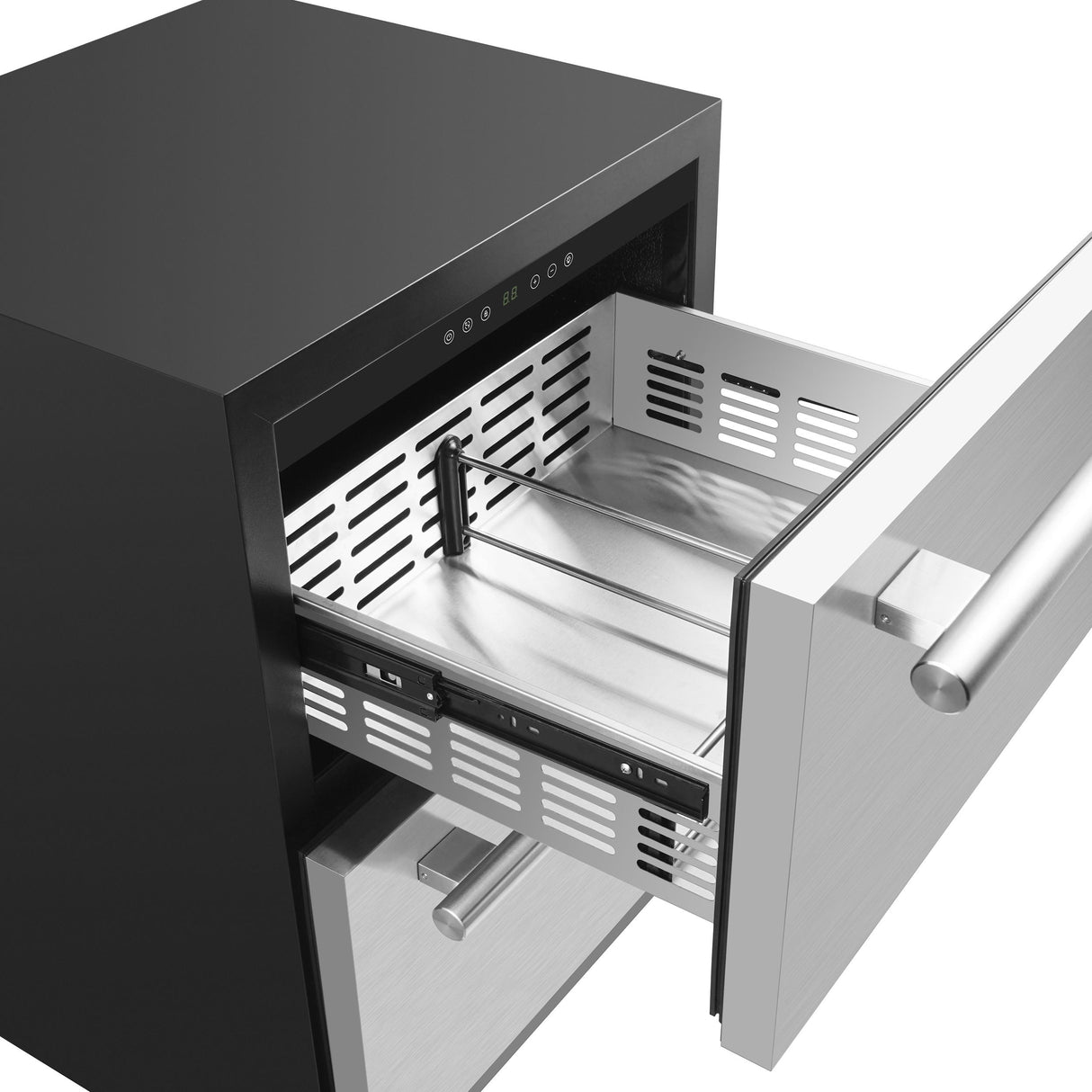 Forno Cosenza 24" Built-In Indoor/Outdoor Drawer Freezer with Ice Maker, 4.69 cu.ft.
