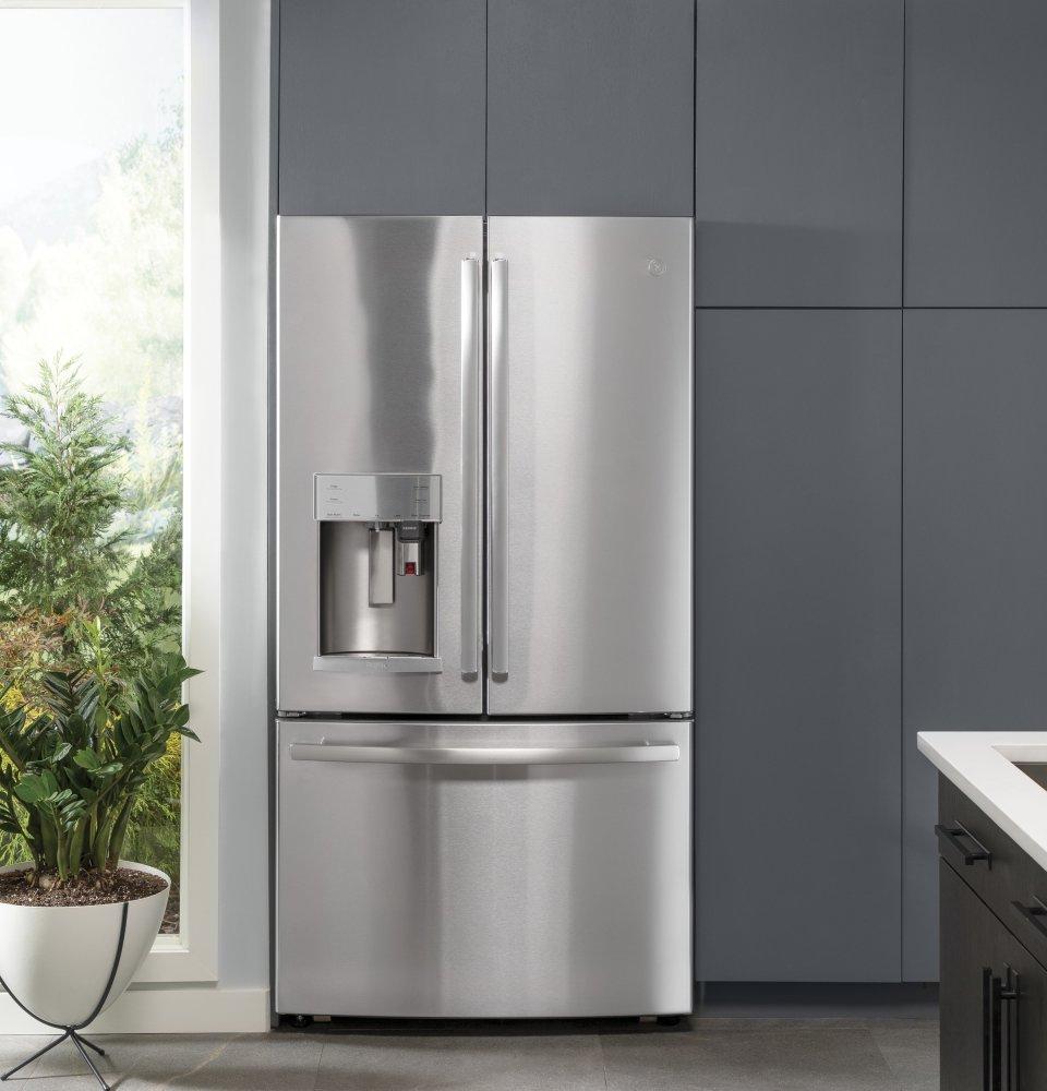 GE Profile™ Series ENERGY STAR® 27.7 Cu. Ft. Smart French-Door Refrigerator with Keurig® K-Cup® Brewing System