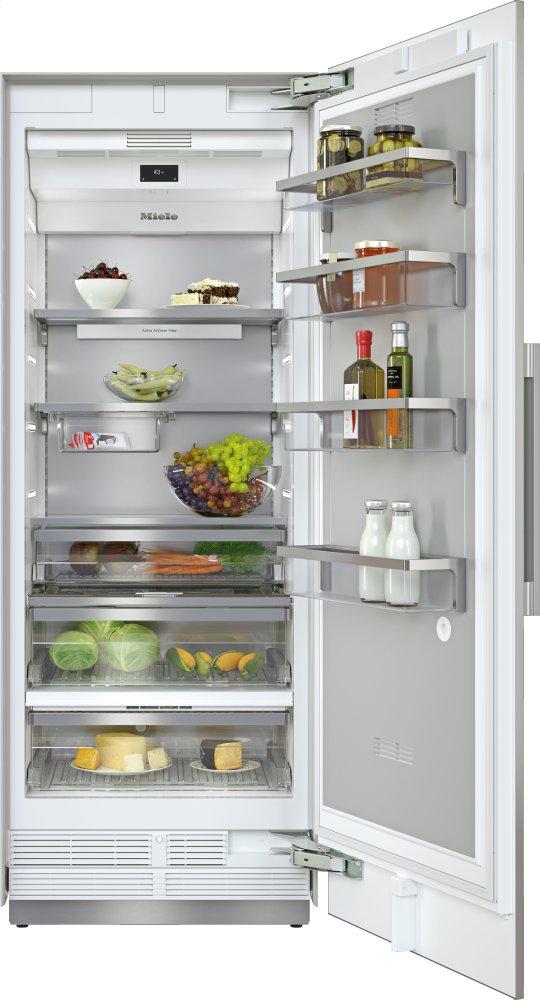 K 2802 SF Stainless steel/CleanSteel - MasterCool™ refrigerator For high-end design and technology on a large scale.