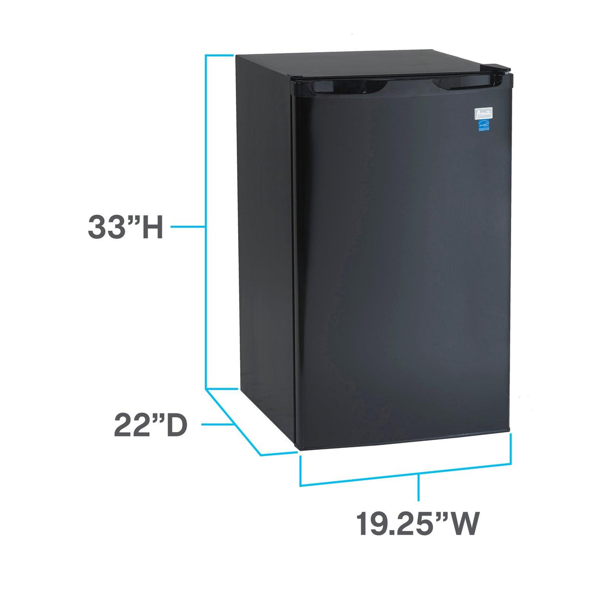 Avanti 4.4 Cu. Ft. Compact Refrigerator - Stainless Steel