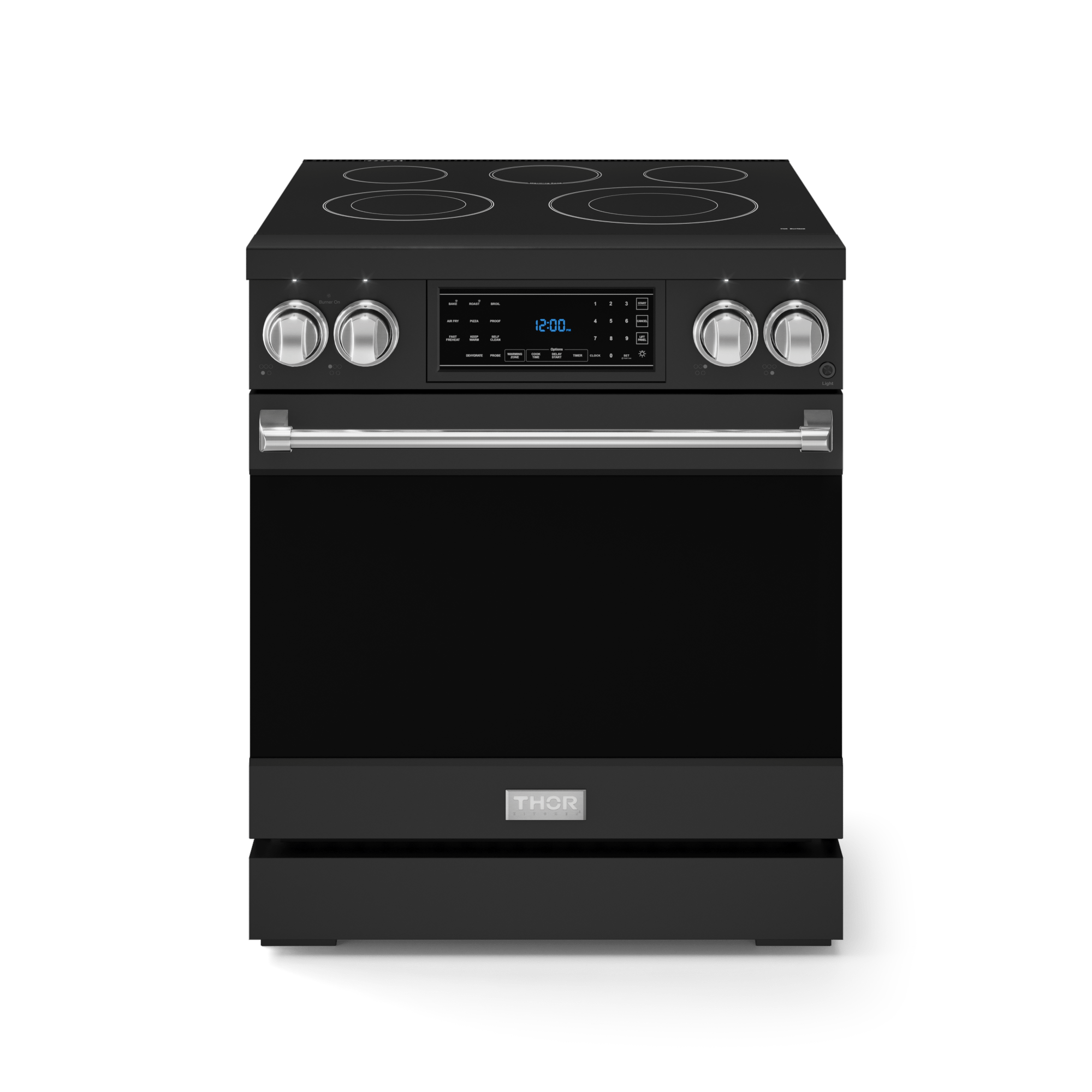 30 Inch Professional Electric Range With Tilt Panel Touch Control In Black/stainless Steel Gordon Ramsay Series
