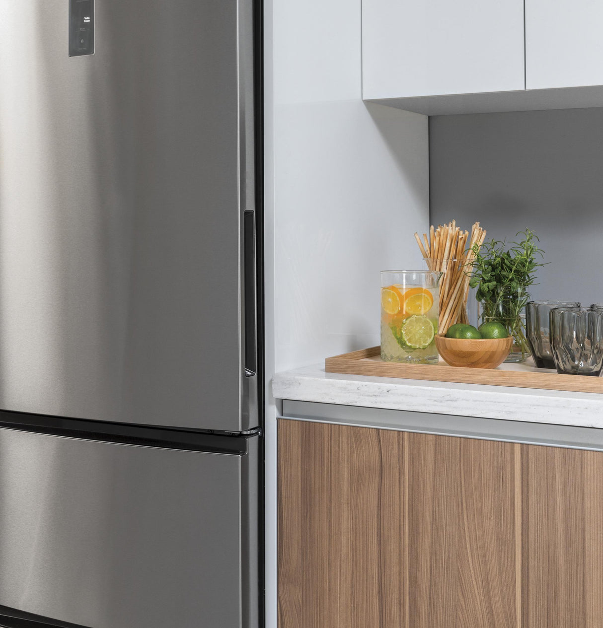 GE® 11.9 Cu. Ft. Bottom-Freezer Refrigerator
