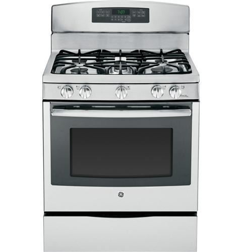GE® 30" Free-Standing Gas Convection Range