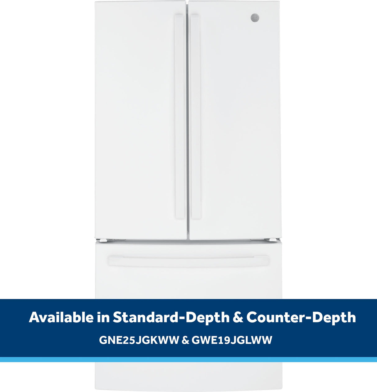 GE® ENERGY STAR® 18.6 Cu. Ft. Counter-Depth French-Door Refrigerator