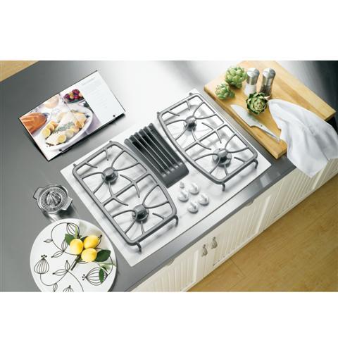 GE Profile™ Series 30" Built-In Gas Downdraft Cooktop