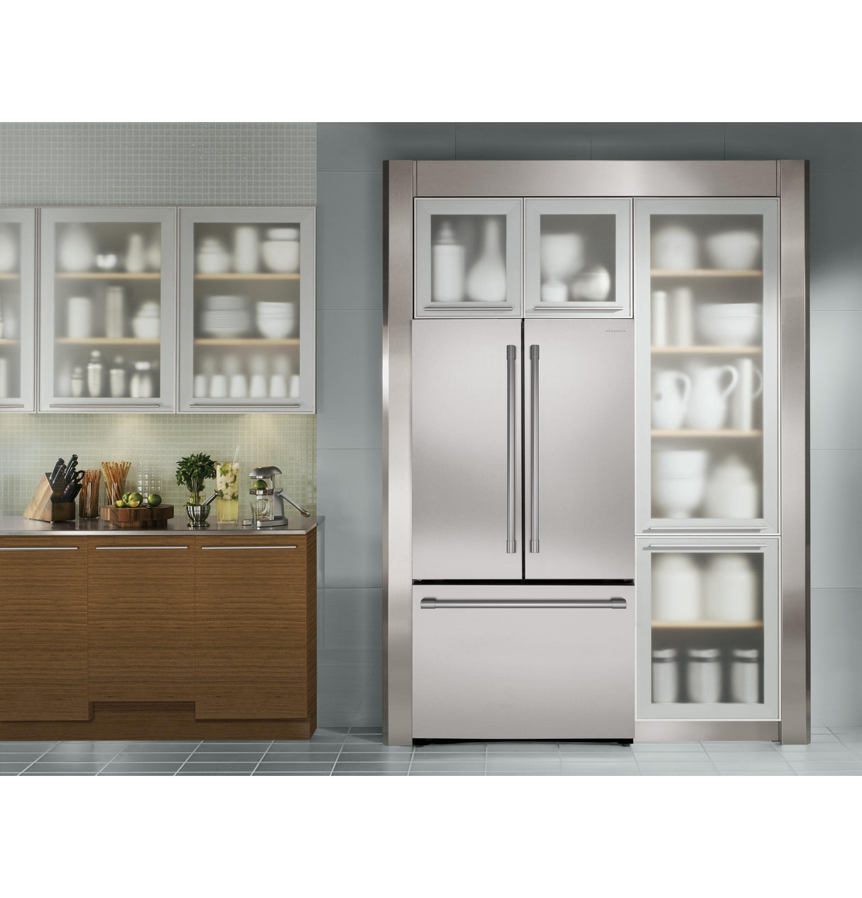 Monogram ENERGY STAR® 23.1 Cu. Ft. Counter-Depth French-Door Refrigerator