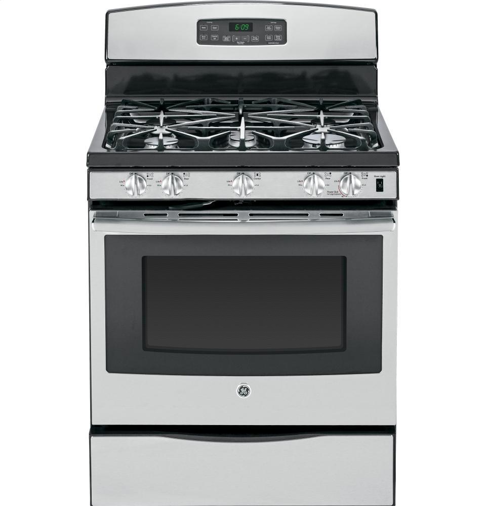 GE® 30" Free-Standing Gas Convection Range