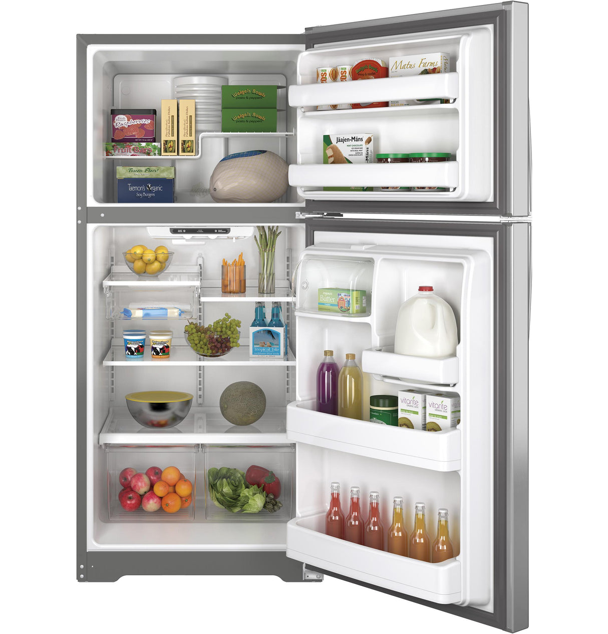 GE® ENERGY STAR® 18.2 Cu. Ft. Top-Freezer Refrigerator