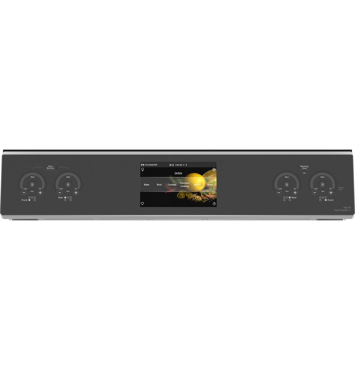 GE Profile™ 30" Smart Slide-In Front-Control Induction Fingerprint Resistant Range with In Oven Camera