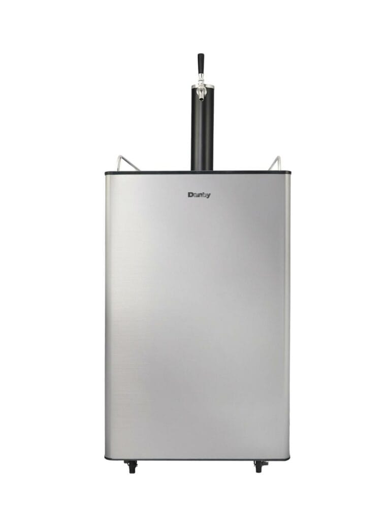 Danby 5.4 cu. ft. Single-Tap Keg Cooler in Stainless Steel