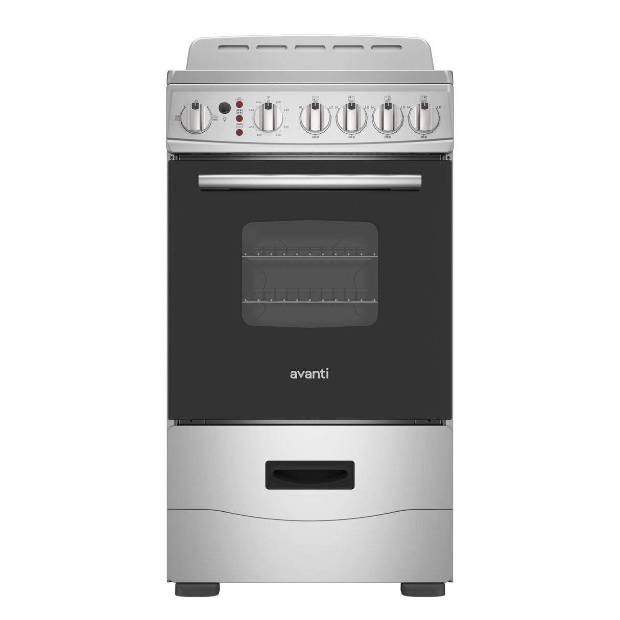 Avanti 20-Inch Freestanding Electric Range with Ceramic Glass Cooktop, in Stainless Steel (CERU200P3S)
