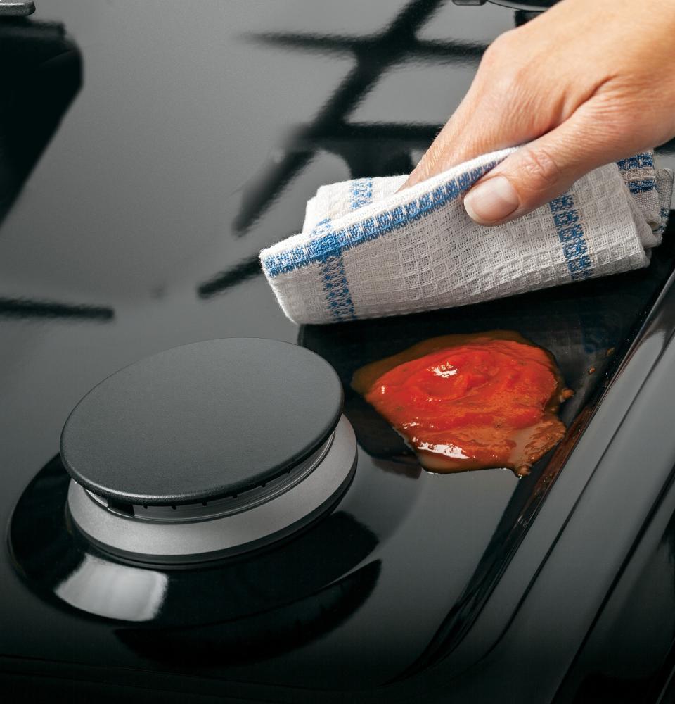 GE® 30" Slide-In Front Control Gas Range